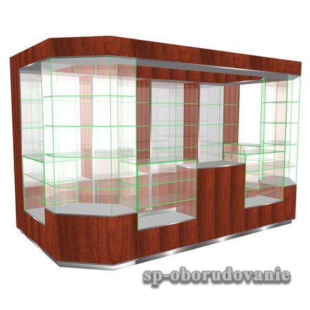 Павильон из стекла и лдсп ПРОНТО-Д-1