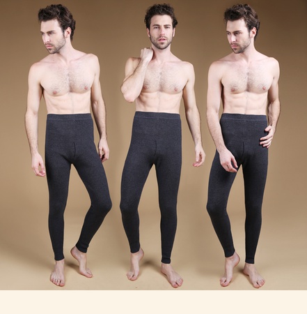 Осенние и зимние мужские толстые шерстяные брюки, женские теплые кашемировые брюки с высокой талией, нижние брюки из чистой шерсти