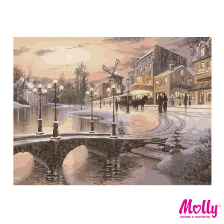 Картина по номерам Ледяная набережная