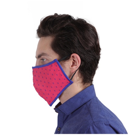 Erkekler kadınlar ve çocuklar için Yüz maskelerinden kaçınan Cerrahi Olmayan Kumaş Bazlı 2 katmanlı hava kirliliği