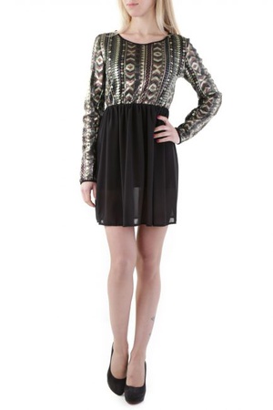 Платья, блузки с пайетками из Италии