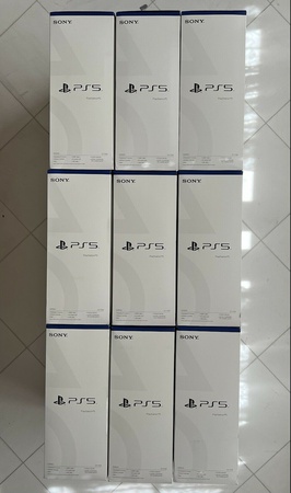 Оригинальный Sony PS5 Disc Edition с 2 беспроводными контроллерами DualSense