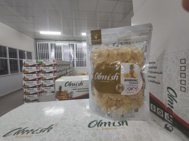 Kurutulmuş Ananas. OLMISH fabrikalarından kurutulmuş meyveler