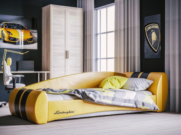 Мягкая кровать Sportcar