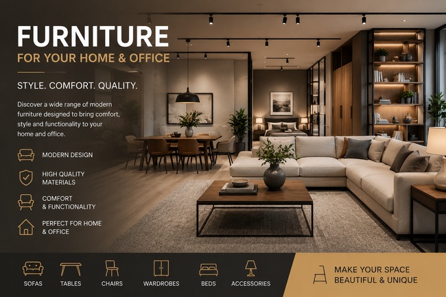 Furnitur home , hotel and office