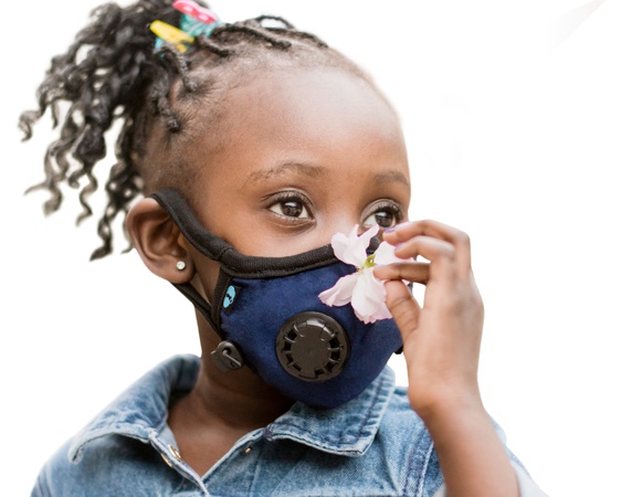 BASIC Navy, синяя маска, маска с угольным фильтром, 99% фильтрующих вирусов, сертифицированная маска FFP2, легкая маска премиум-класса, маска с клапан