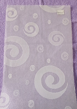 Рулонные шторы с рисунком из тюлевой занавески серии RTE