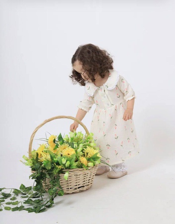 Муслиновое детское платье