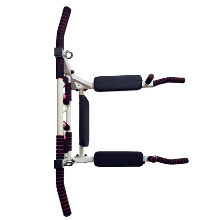 Турник Брусья Пресс 3 в 1 MDL разборный белый мультихват