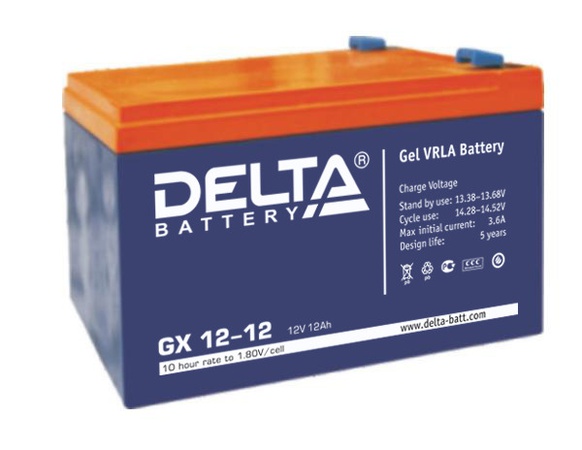 Аккумуляторная батарея Delta GX 12-12
