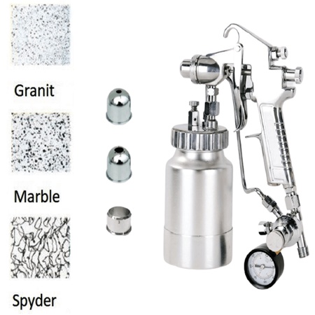 Kronos Metal 3 Head Suction Manual Pattern Paint Gun