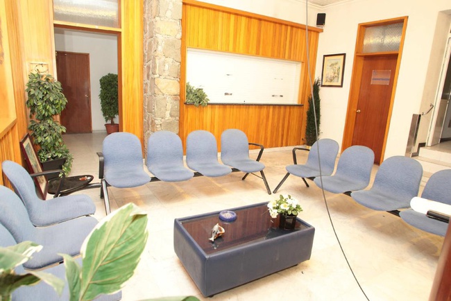 Tıbbi bir klinik için ekipman.