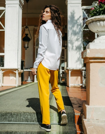 Женские укороченные брюки