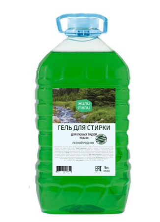 Çamaşır makinesi için jel &quot;Zhili-Soapy&quot; PET