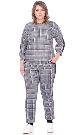 Костюм Зелёная клетка (футер) М-0161З