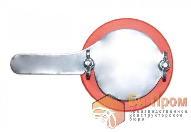 Gate valve for honey extractor