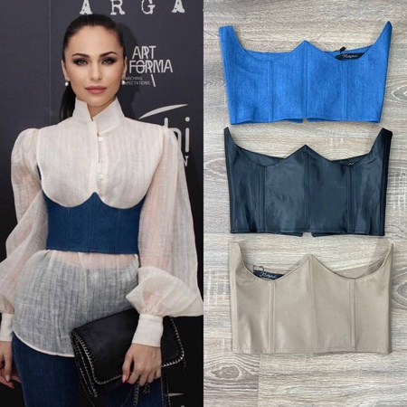 кожаный корсет