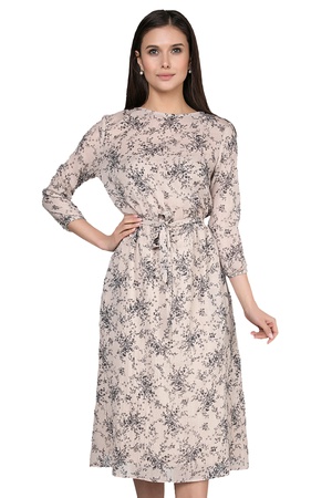 Lastikli elbise - trapez