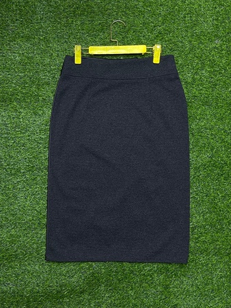 Kombine etek (Triko + Eko-deri)