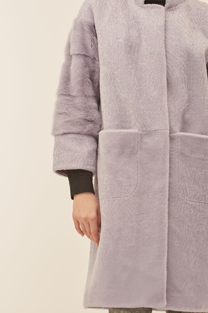 Пальто женское Silverfox модель 804-лаванда