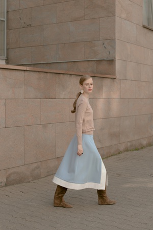 Юбка на запах из джерси '20