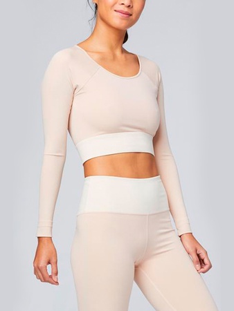 VARLEY crop top (VAR00165_birch)