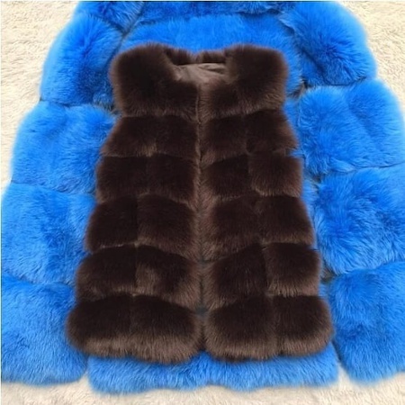 Женские жилетки из экомеха