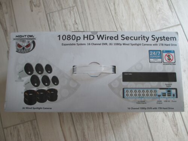 16-канальный цифровой видеорегистратор Night Owl с разрешением 1080p и системой безопасности на жестком диске емкостью 1 ТБ