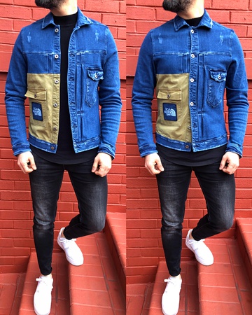 iga модная мужская сезонная джинсовая куртка