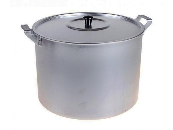 قدر 10 لتر المنيوم. اسطوانة. * 4 (سكوفو)