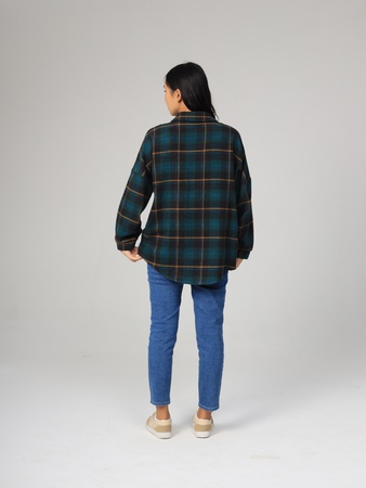 Рубашка в клетку из турецкой байки