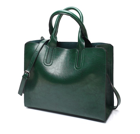 Oil and wax leather lady bag crossbody bag