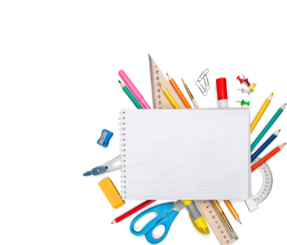 Stationery and school supplies