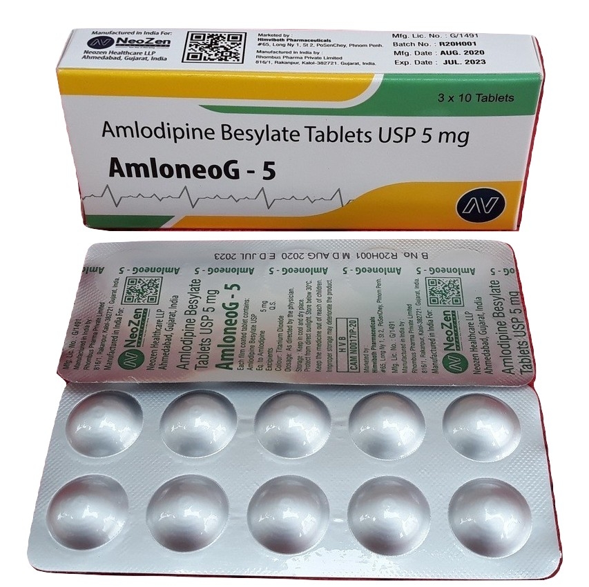 Amlodipine besylate 10 mg tablet