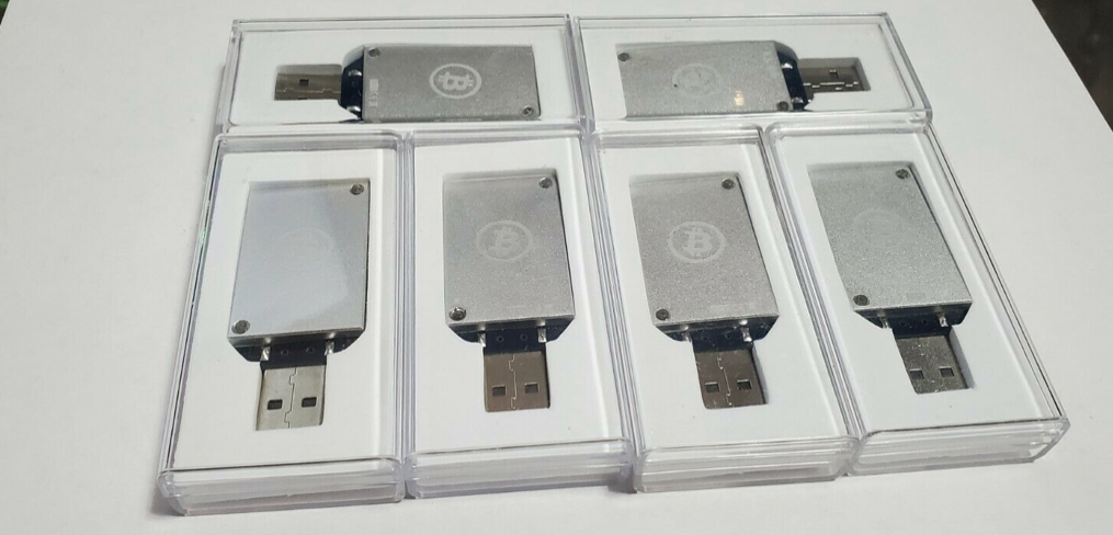 ASIC Miner Block Erupter Bitcoin Miner USB Stick 330 MH/s Rev Silver Color - in bulk on Qoovee Market