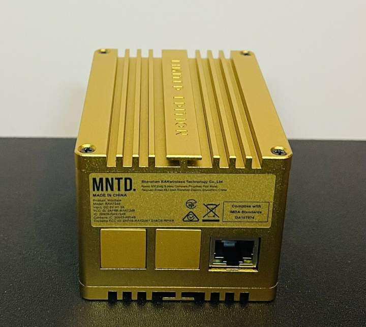 Золотое пятно MNTD Helium Hotspot Miner 8 гб сша 915 МГц | База поставщиков  на Qoovee