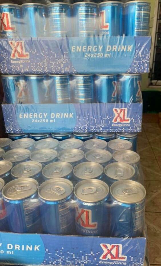 <p>Non-alcoholic energy drinks are urgently needed</p>

<p>XL Energy Drink (non-alcoholic energy drink), old design only.</p>

<p>Packing fee $ 4, volume from three to four containers per week.</p>

<p>(translated from russian)</p>