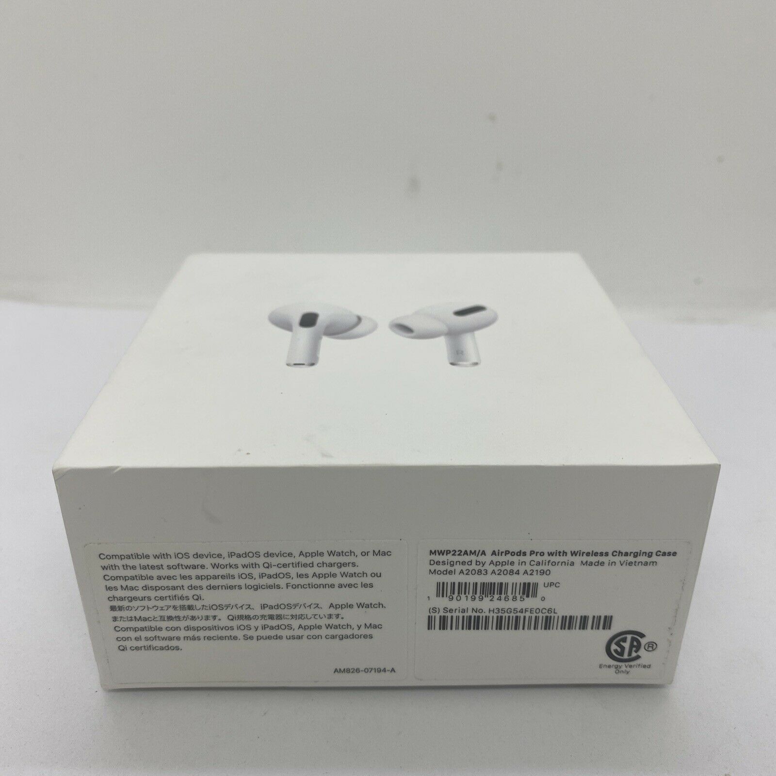 Apple AirPods Pro With Wireless Charging Case White - buy in bulk ...